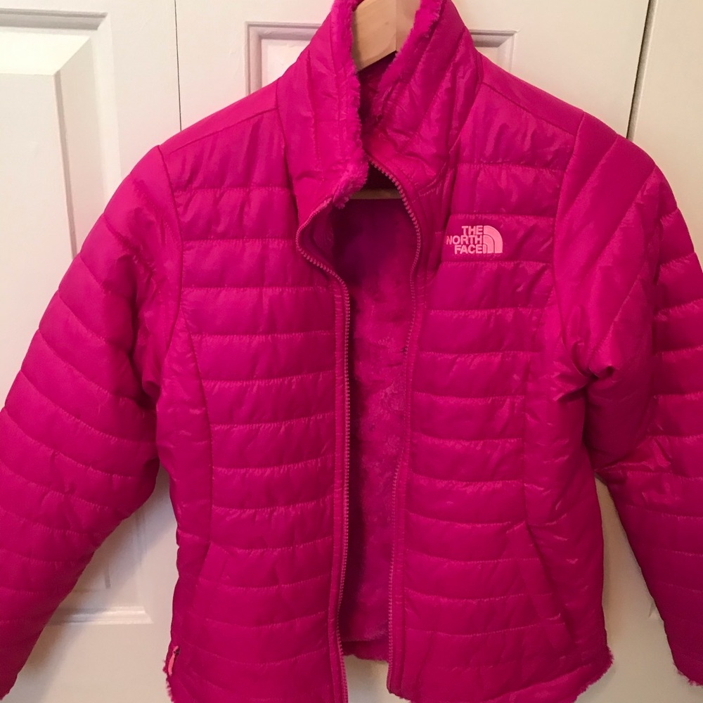 LIKE NEW!  Girls North Face Mossbud Swirl …